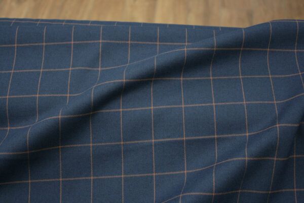 Twill // Check // Navy Camel – Bild 2